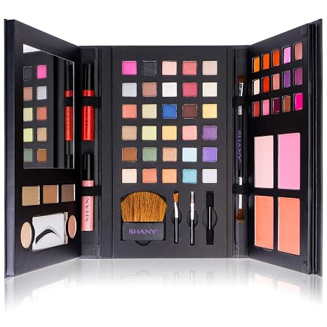 Glamour Girl Professional Makeup Kit: Comprehensive Eyeshadow Palette with Blushes, Lipsticks, Lip Gloss, Makeup Mirror, Cosmetics Applicators, and Premium Gift Packaging