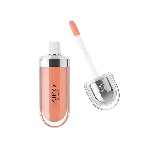 KIKO Milano 3D Hydra Lip Gloss - High Shine, Hydrating, Plumping, Non-Sticky Moisturizer for Lips