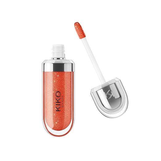 KIKO Milano 3D Hydra Lip Gloss - High Shine, Hydrating, Plumping, Non-Sticky Moisturizer for Lips