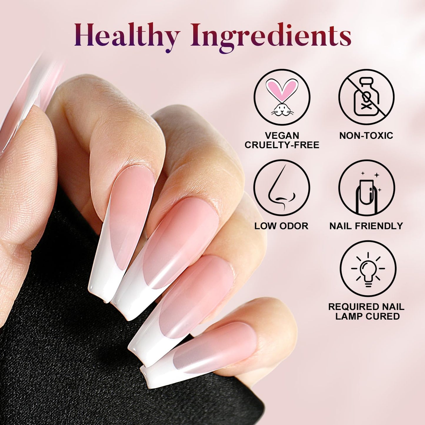 Nutrition Base Coat Soak-Off UV/LED Hema-Free Cruelty-Free Vegan Gel Nail Polish