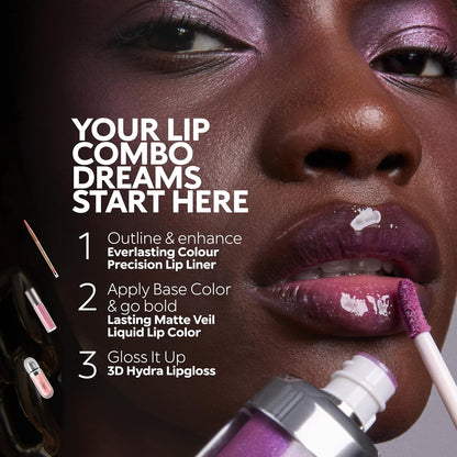 KIKO Milano 3D Hydra Lip Gloss - High Shine, Hydrating, Plumping, Non-Sticky Moisturizer for Lips
