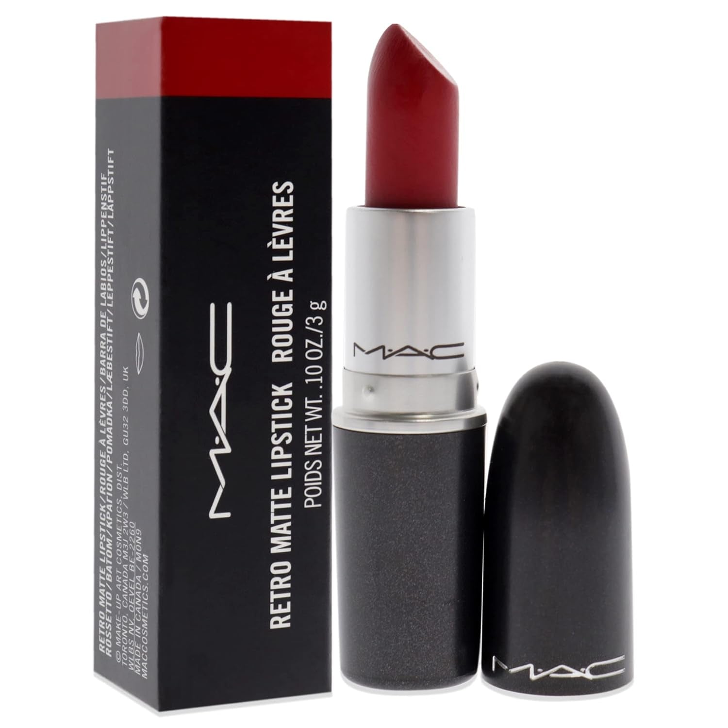 Retro Matte Lipstick in Ruby Woo, 0.10 Ounce