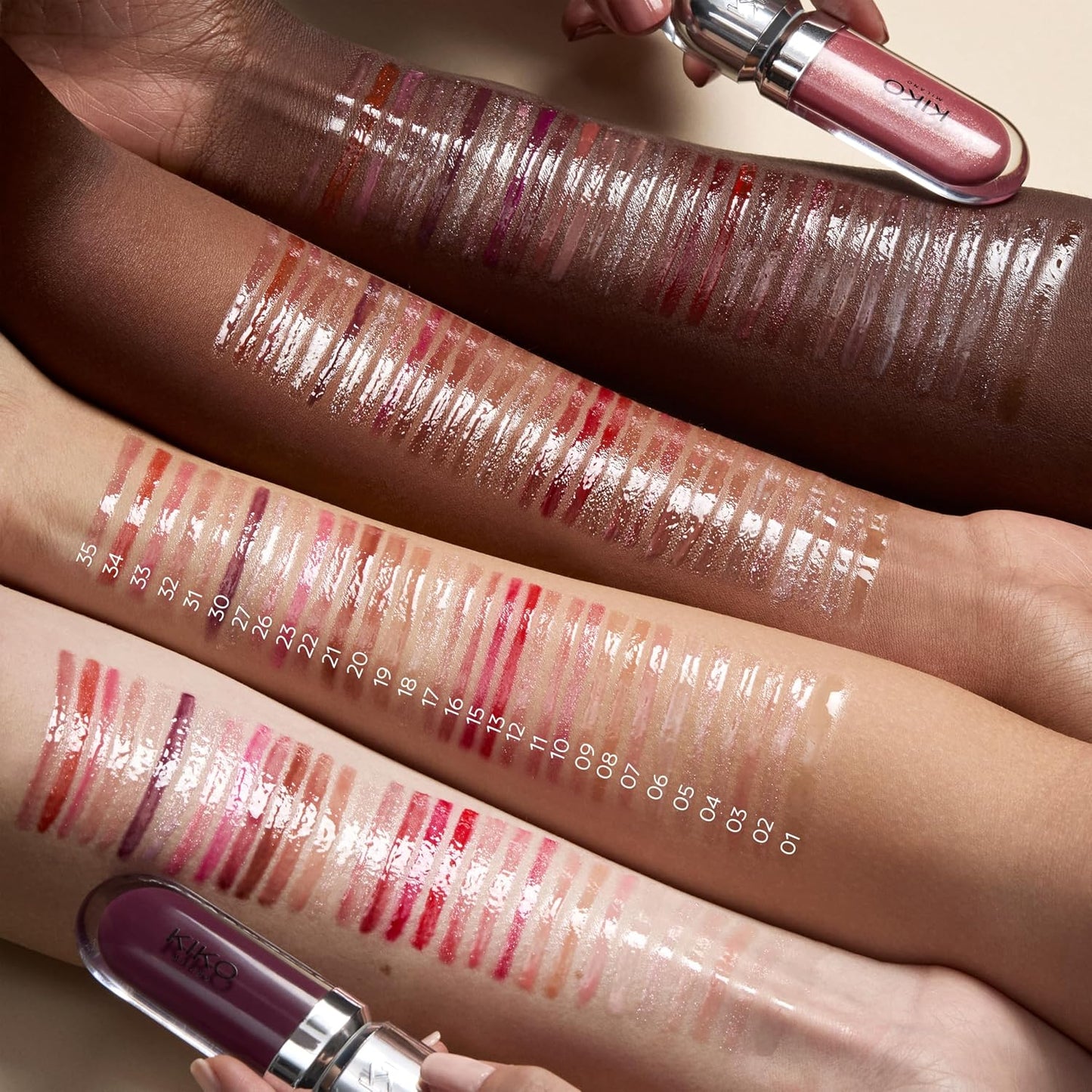 KIKO Milano 3D Hydra Lip Gloss - High Shine, Hydrating, Plumping, Non-Sticky Moisturizer for Lips