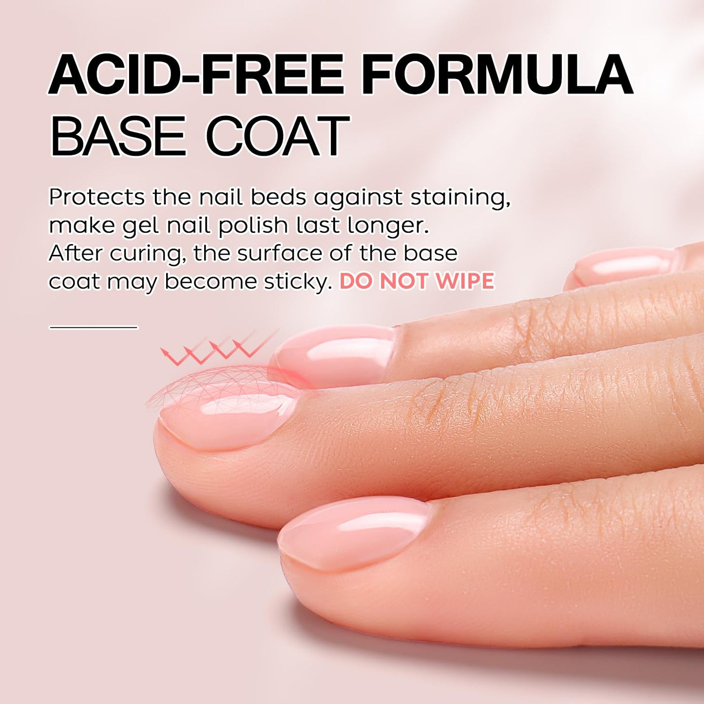 Nutrition Base Coat Soak-Off UV/LED Hema-Free Cruelty-Free Vegan Gel Nail Polish