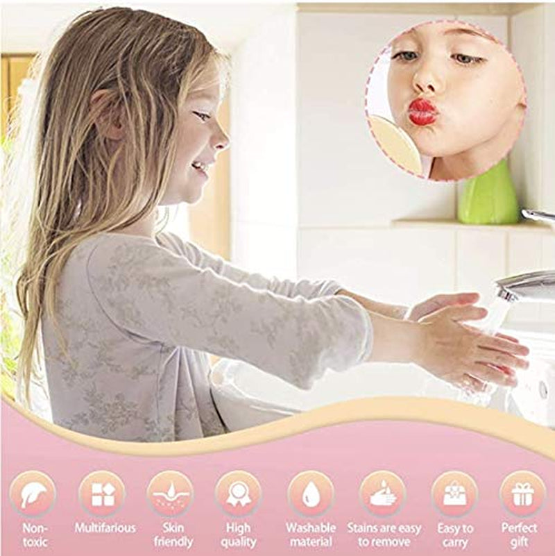 7-Piece Fruity Flavored Lip Gloss Set - Assorted Fruit Flavors | Non-Toxic Makeup for Kids, Teens, and Girls - Ideal Gift for Sweet and Glossy Lip Care