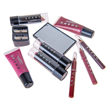 Professional Makeup Train Case with Reusable Aluminum Storage Organizer, Complete Set Including Eye Palettes, Blushes, Face Powders, Manicure and Pedicure Tools, and Cosmetics Brushes - Ideal Gift Set